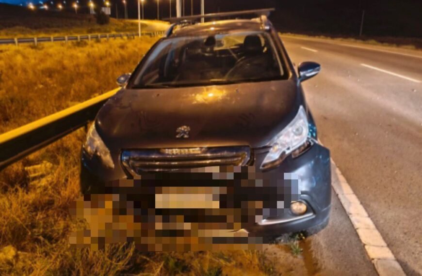 Chocó contra el guardarraíl en la Ruta 3&hellip;