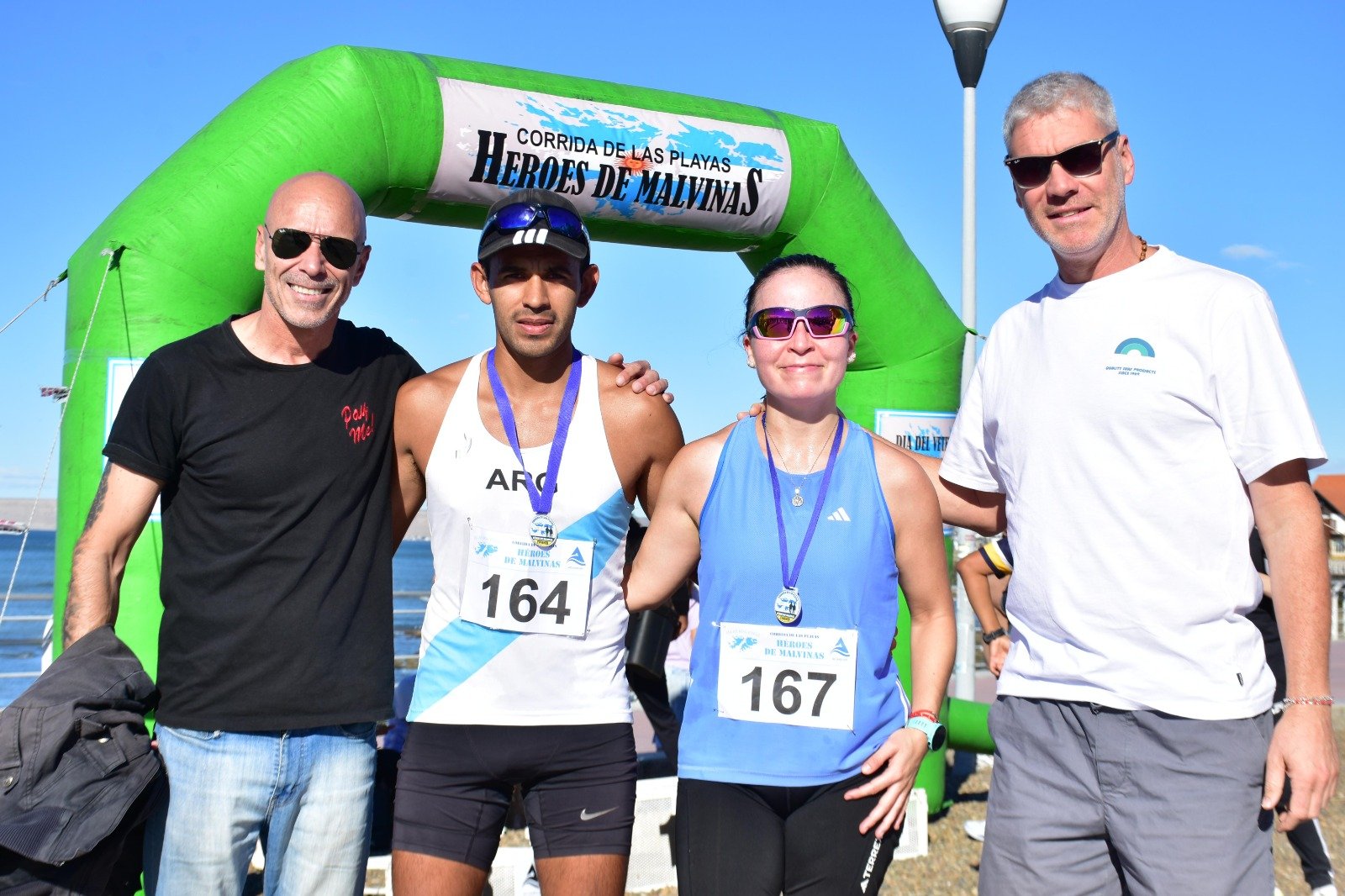García y Luque ganaron la Corrida de las playas “Héroes de Malvinas”