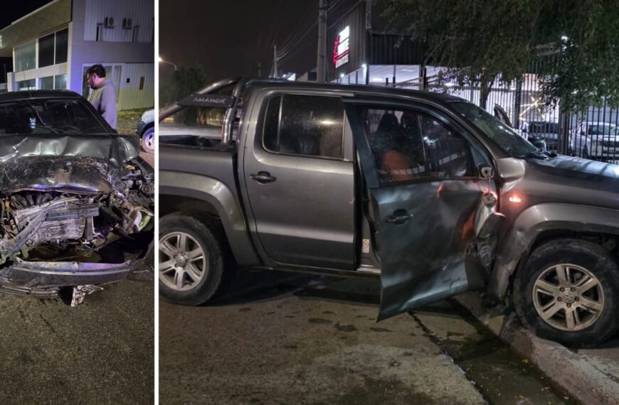 Choque con herido en una transitada intersección: uno&hellip;