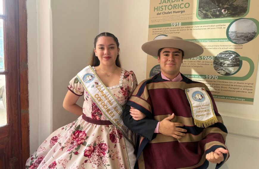 Comodorenses al mundo: Darío Rodríguez y Nahir Guichacan competirán en el Mundial de Cueca en Suiza