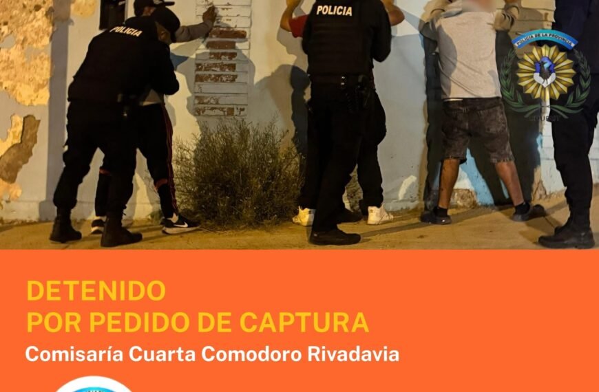 Detienen en barrio Las Flores a un hombre con pedido de captura vigente