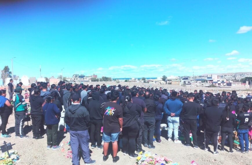 Una multitud despidió a Wilder Salazar