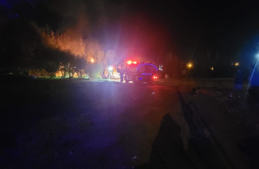 Voraz incendio destruyó por completo una vivienda en&hellip;