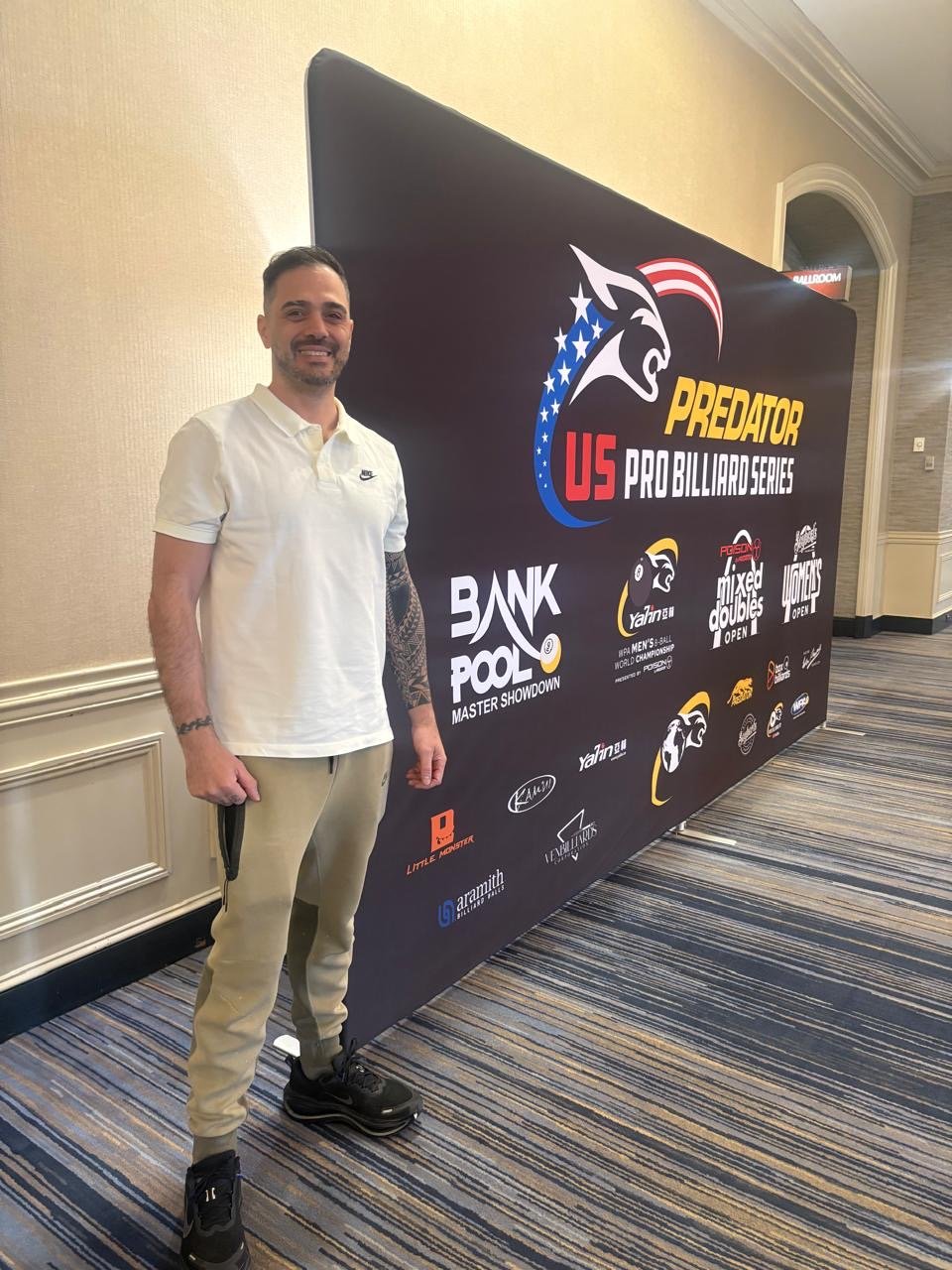 Daniel Camil jugará el Mundial de Bola 8 en Estados Unidos