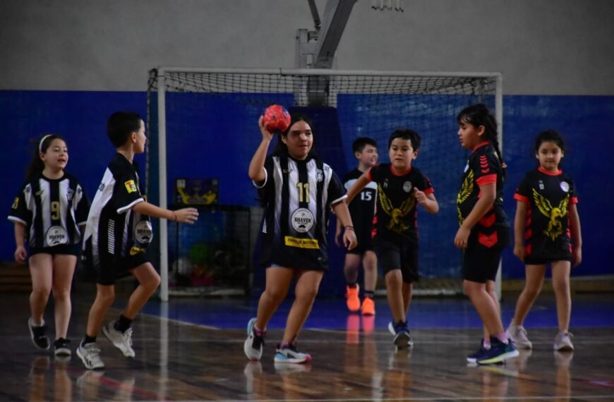 El mini handball arrancó en el Gimnasio de&hellip;