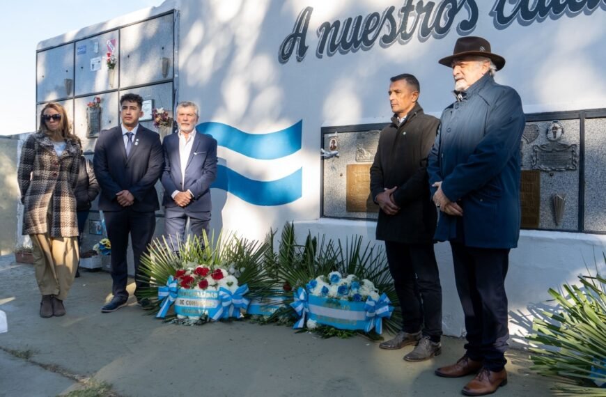 Macharashvili participó de los actos conmemorativos por Malvinas
