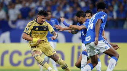 Boca cayó sobre final ante Cruzeiro