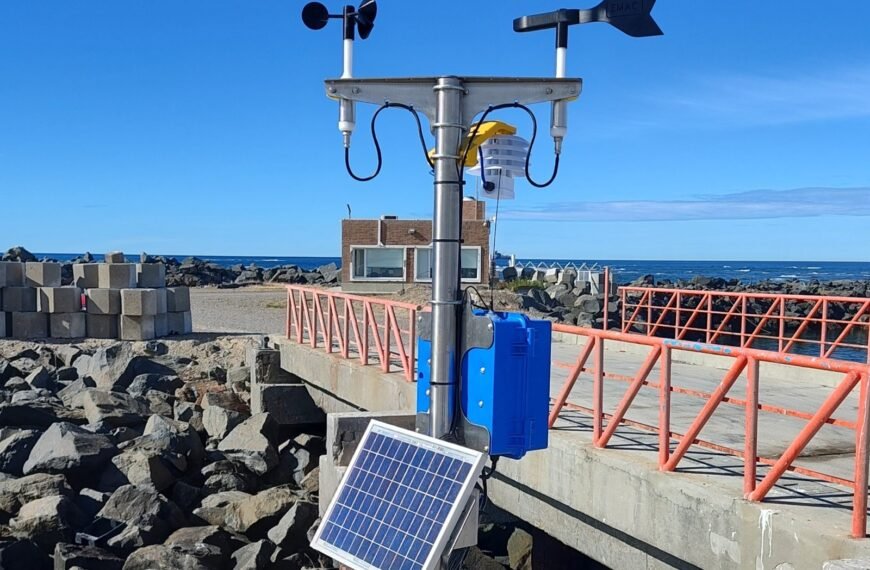 El Observatorio Oceanográfico Golfo San Jorge fortalece su red con nuevas tecnologías