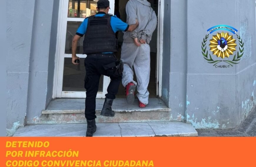 Quiso pelear con la policía y terminó en la comisaría