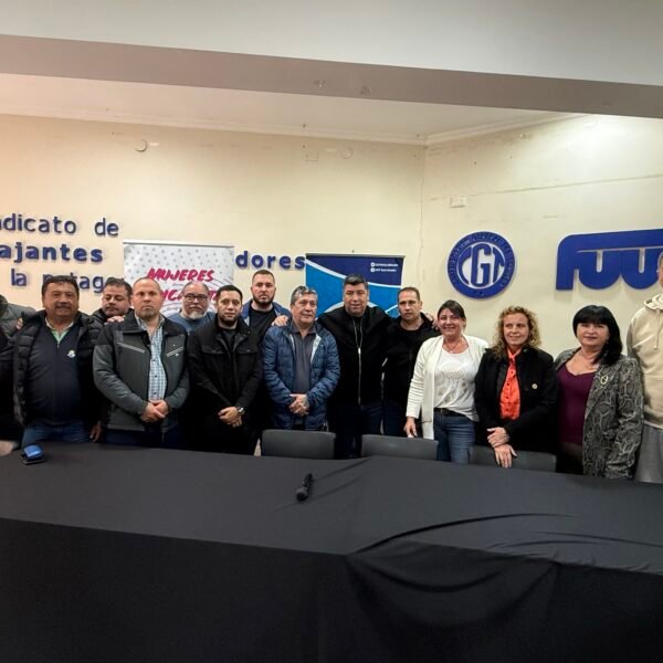 Cristian Jerónimo visitó Comodoro y respaldó la unidad del movimiento obrero y criticó al modelo económico nacional