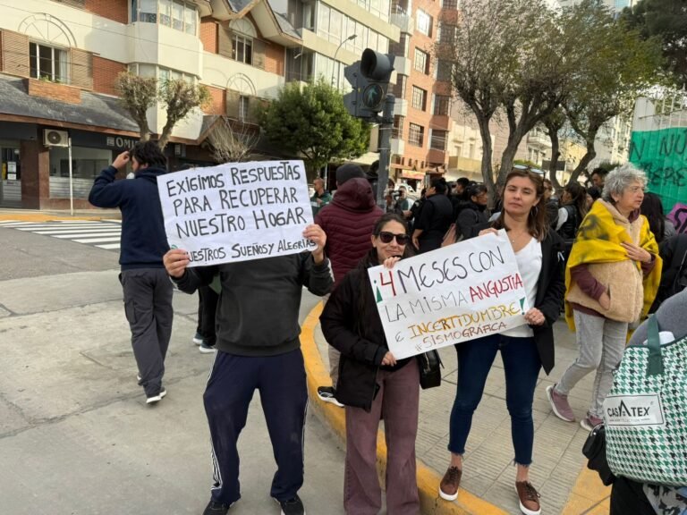 Comodoro Rivadavia. “La gente no puede más”: vecinos de Sismográfica piden respuestas a cuatro meses del derrumbe