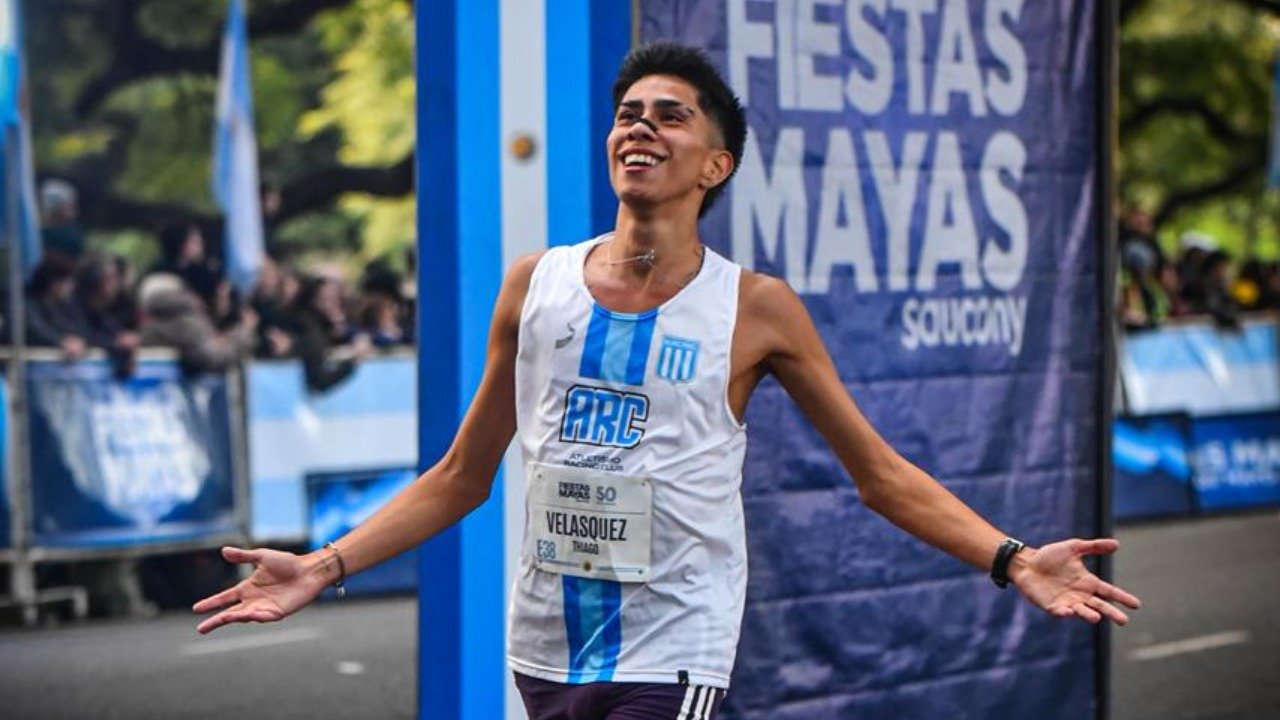 Thiago Velázquez bajó su récord personal en las Fiestas Mayas y apunta a seguir creciendo a nivel nacional