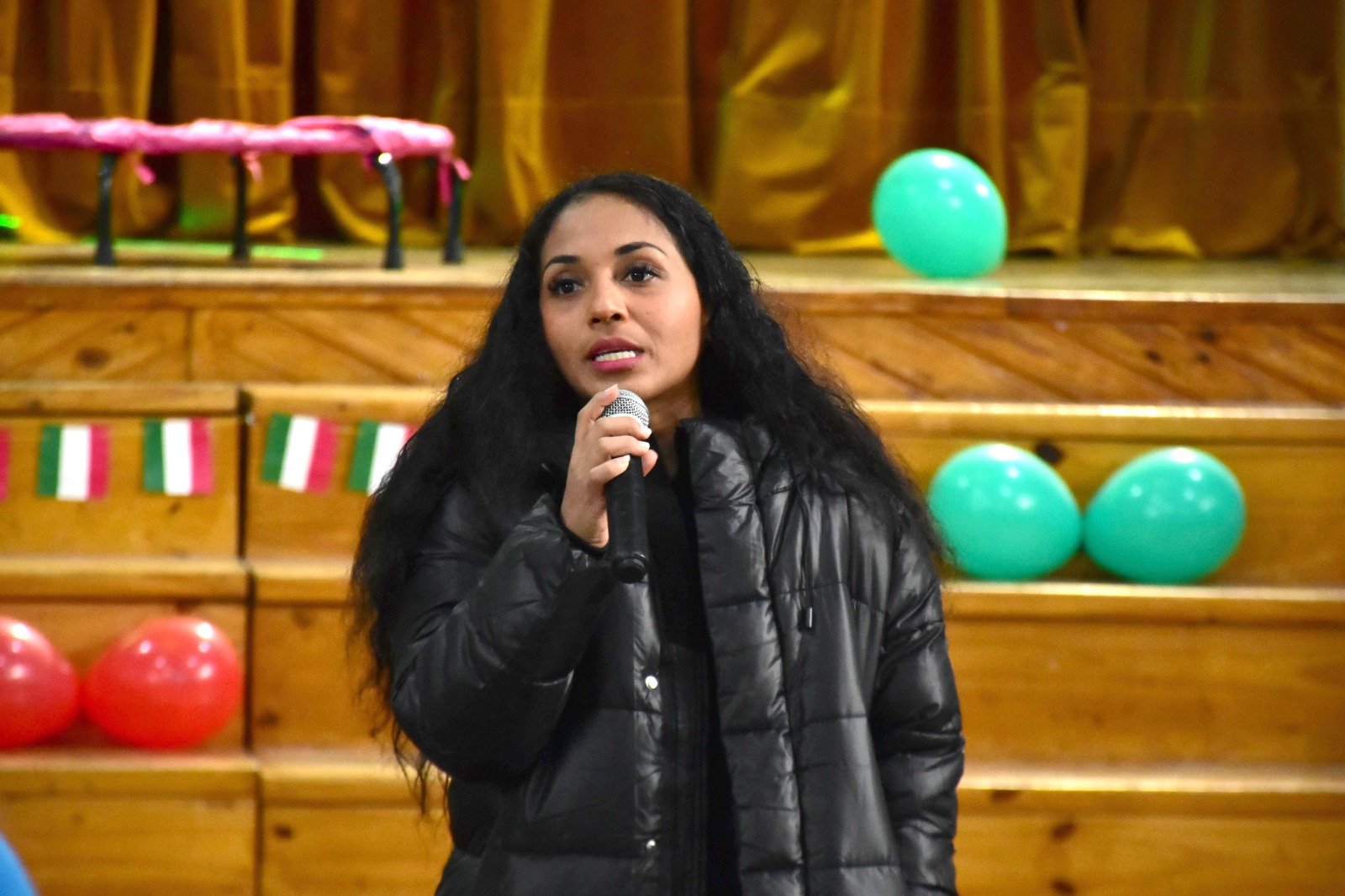 Minitramp: Sandra Casanova culminó su gira visitando Comodoro