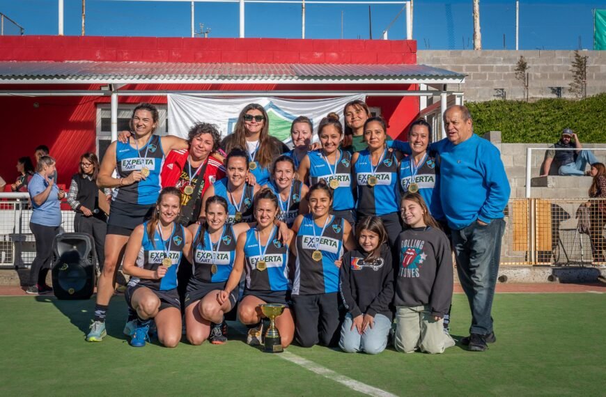 Calafate en veteranas y Portugués en caballeritos, se consagraron campeones del hockey local