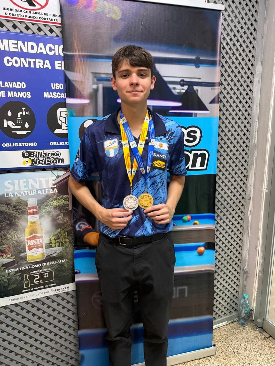 Pool: Santiago López se consagró campeón Panamericano en Bola 10 y clasificó al Mundial
