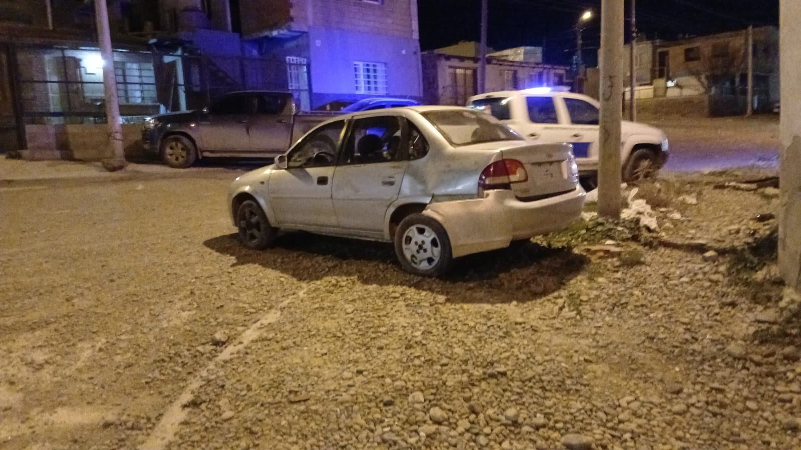 Choque en el barrio Abásolo terminó con una infracción de tránsito