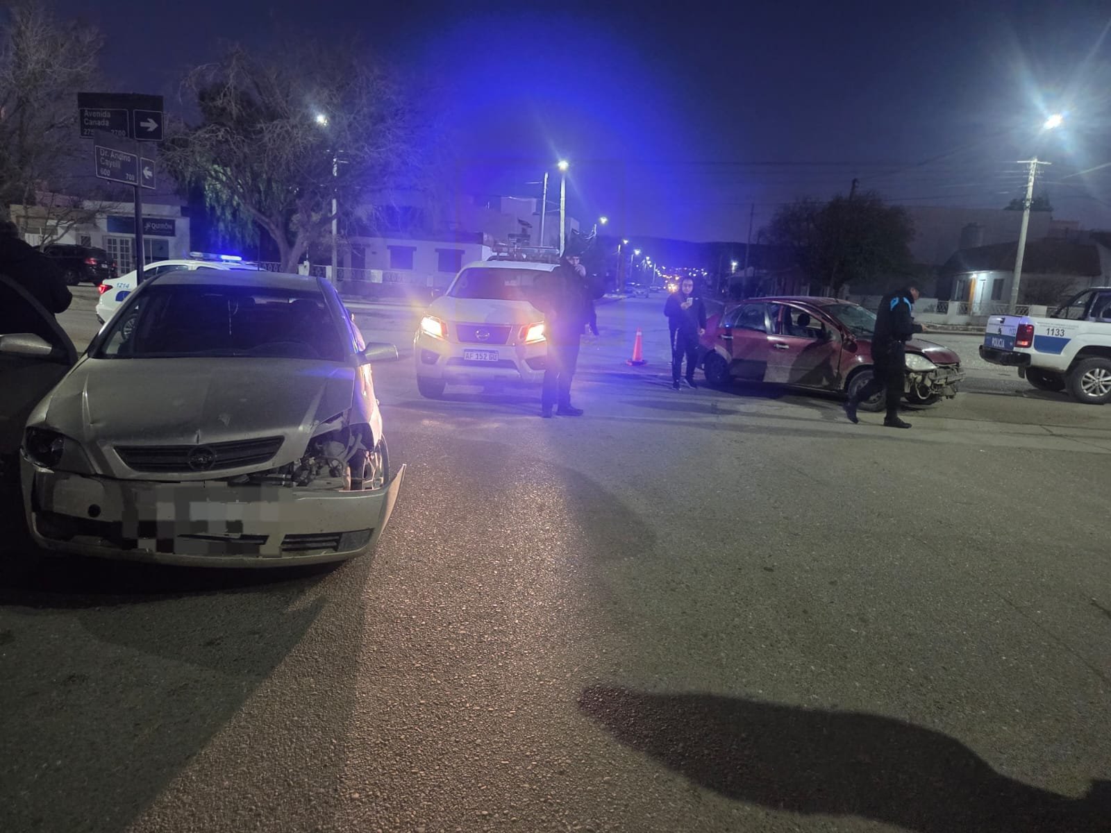 Choque en barrio Pueyrredón dejó un hombre hospitalizado