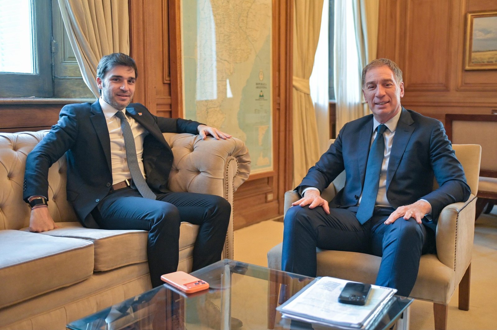 Torres se reunió con Santilli en Casa Rosada y confirmó que la semana próxima se licitará el Acueducto de Comodoro