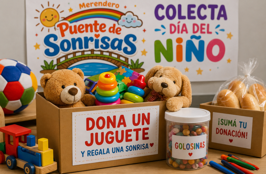 El merendero Puente de Sonrisas lanzó una colecta…