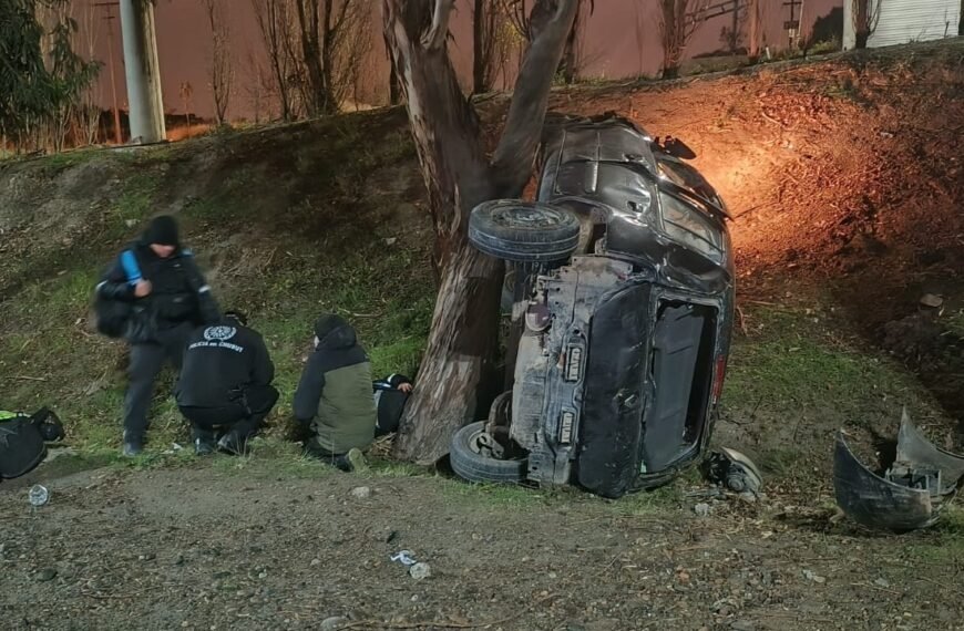 Una mujer sufrió heridas de gravedad tras volcar&hellip;
