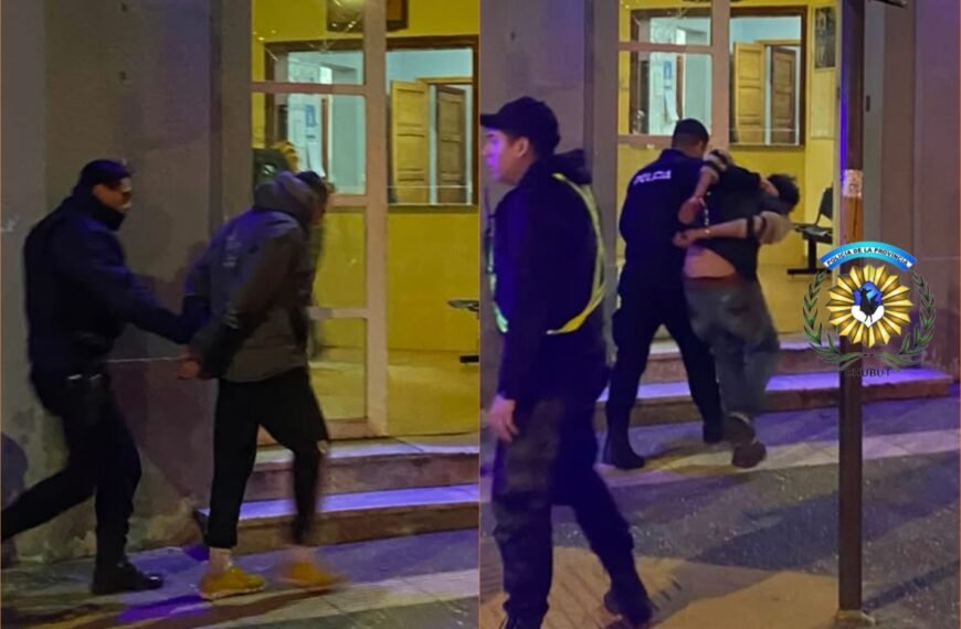 Dos hombres fueron detenidos tras romper el vidrio&hellip;