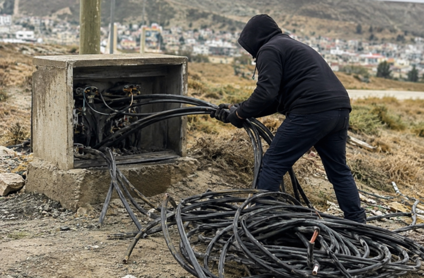 Robo de cables provocó cortes de energía en varios barrios de la zona norte