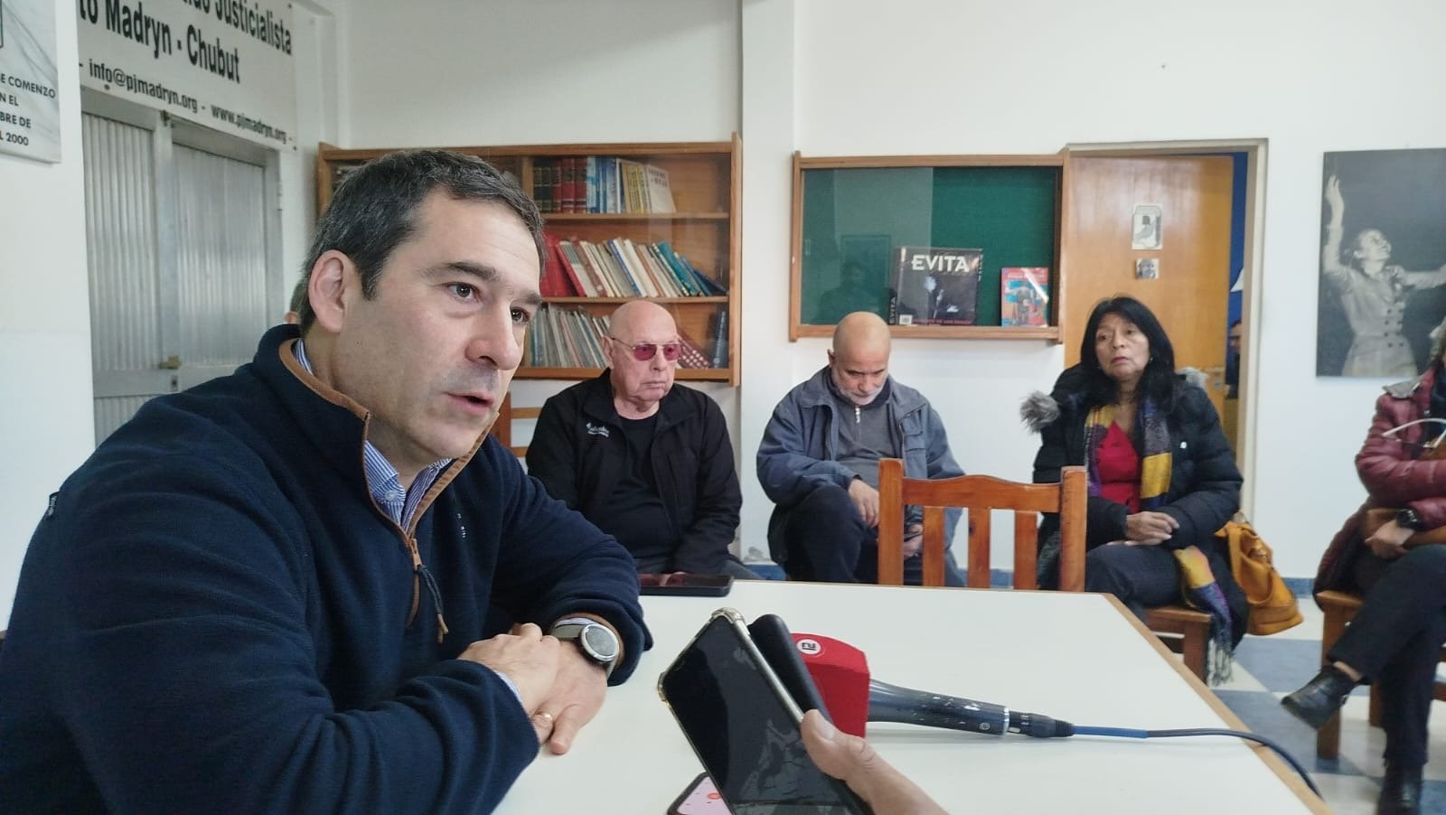 Luque se reunió con jubilados en Puerto Madryn por la crítica situación ante las deficiencias en PAMI y Prosate