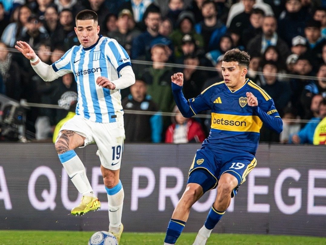 Racing y Boca igualaron 1 a 1