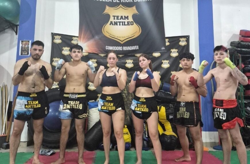 Kickboxing: Alumnos del Team Antileo compiten en Sierra Grande
