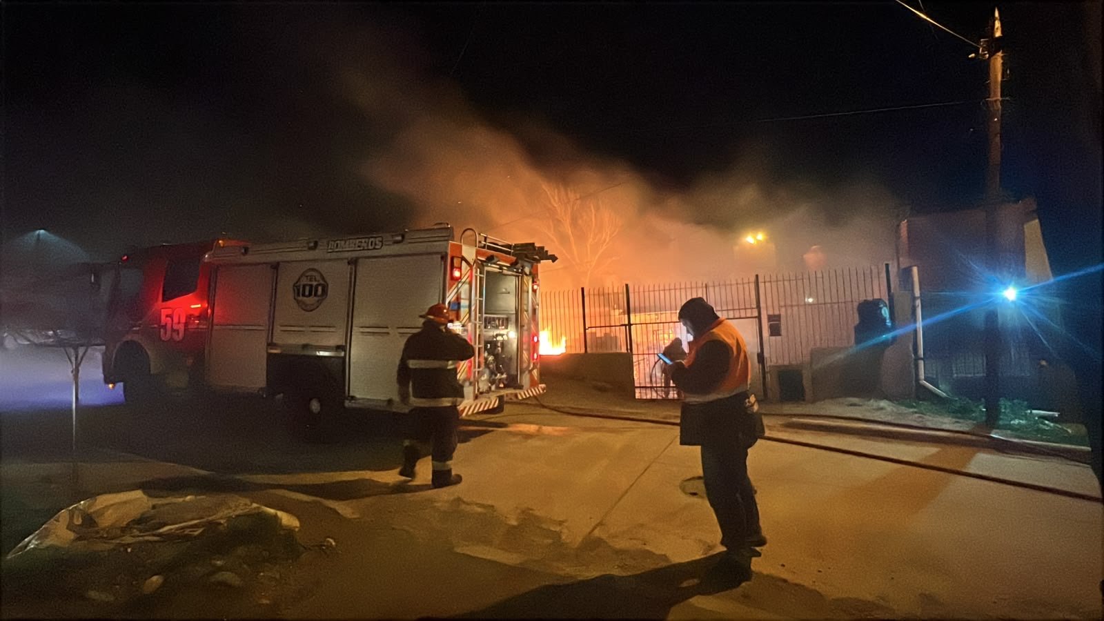 No apagaron bien las brasas del asado del día del niño y se desató un incendio