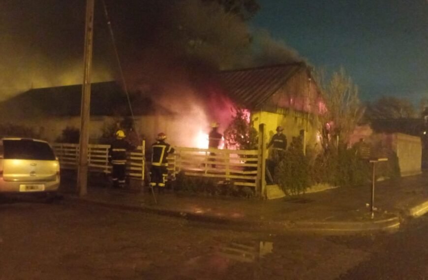 Un incendio provocó importantes daños en una vivienda&hellip;