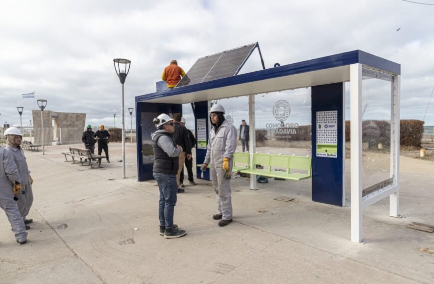 Comodoro avanza con la instalación de nuevas garitas de última generación