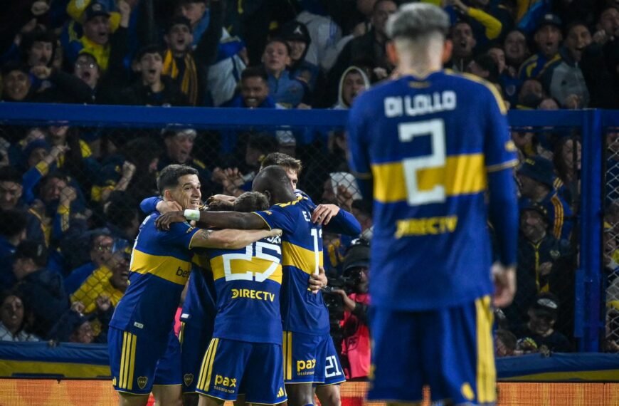Boca consiguió un triunfo agónico ante Lanús
