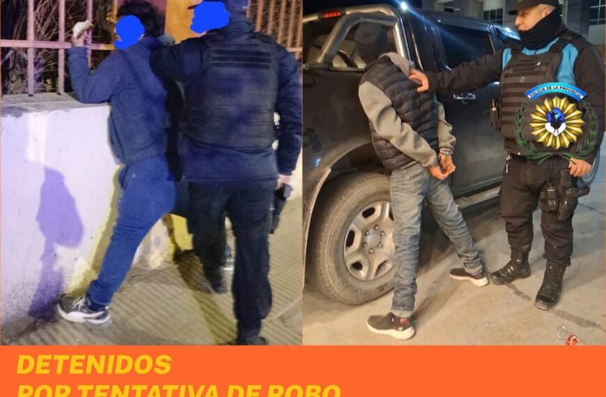 Dos hombres fueron detenidos tras robar una garrafa&hellip;