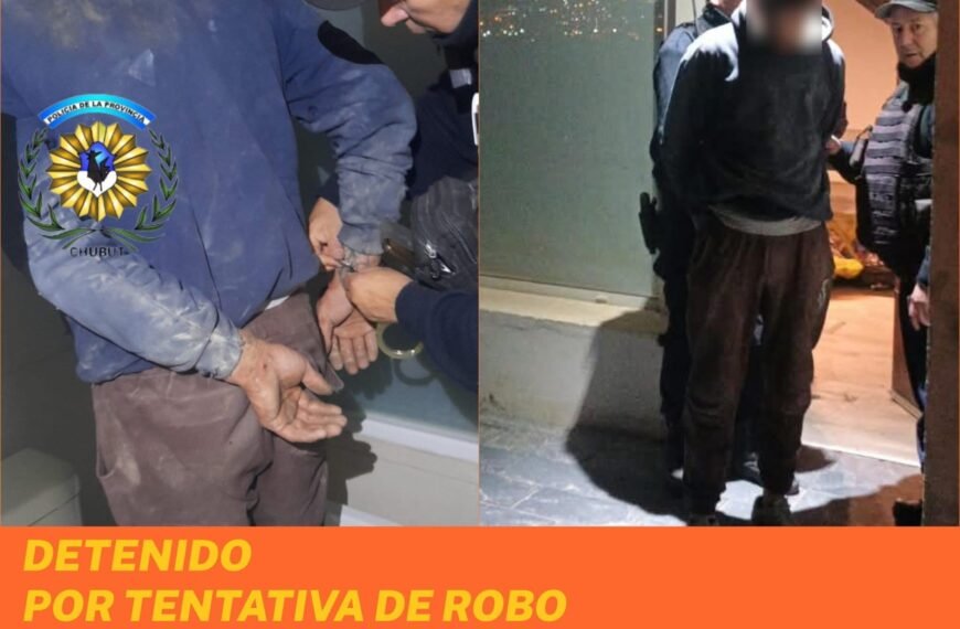 Entró a robar a una vivienda y se activó la alarma y lo atraparon