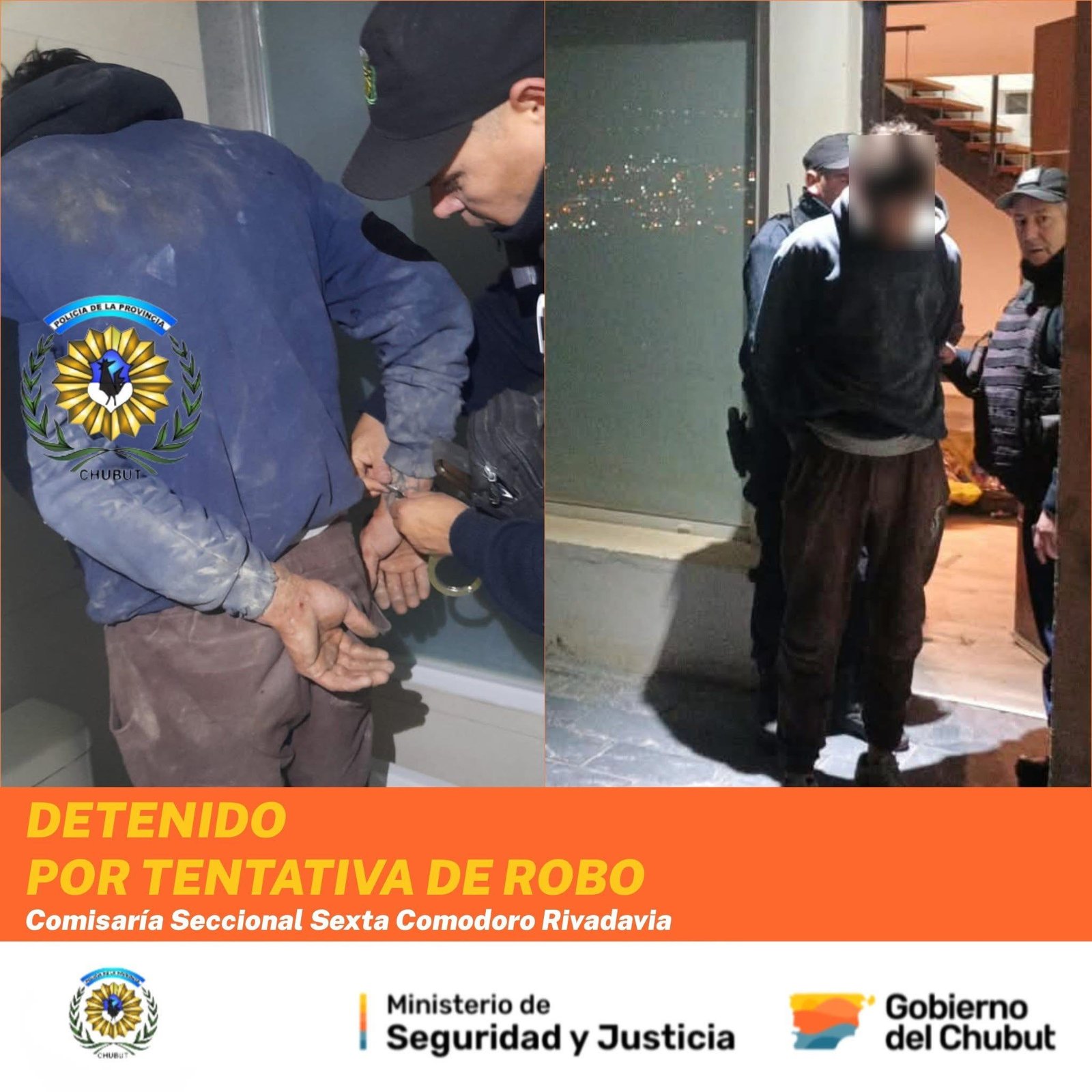 Entró a robar a una vivienda y se activó la alarma y lo atraparon