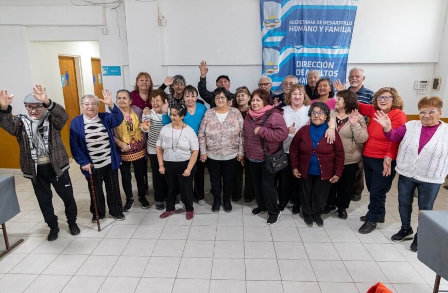 Se desarrolló un nuevo encuentro de adultos mayores en Km. 8