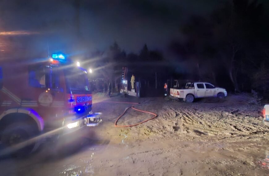 Incendio afectó un dormitorio de una vivienda en&hellip;