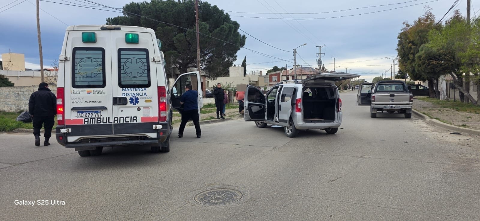 Fuerte choque en barrio Pueyrredón dejó a un hombre herido