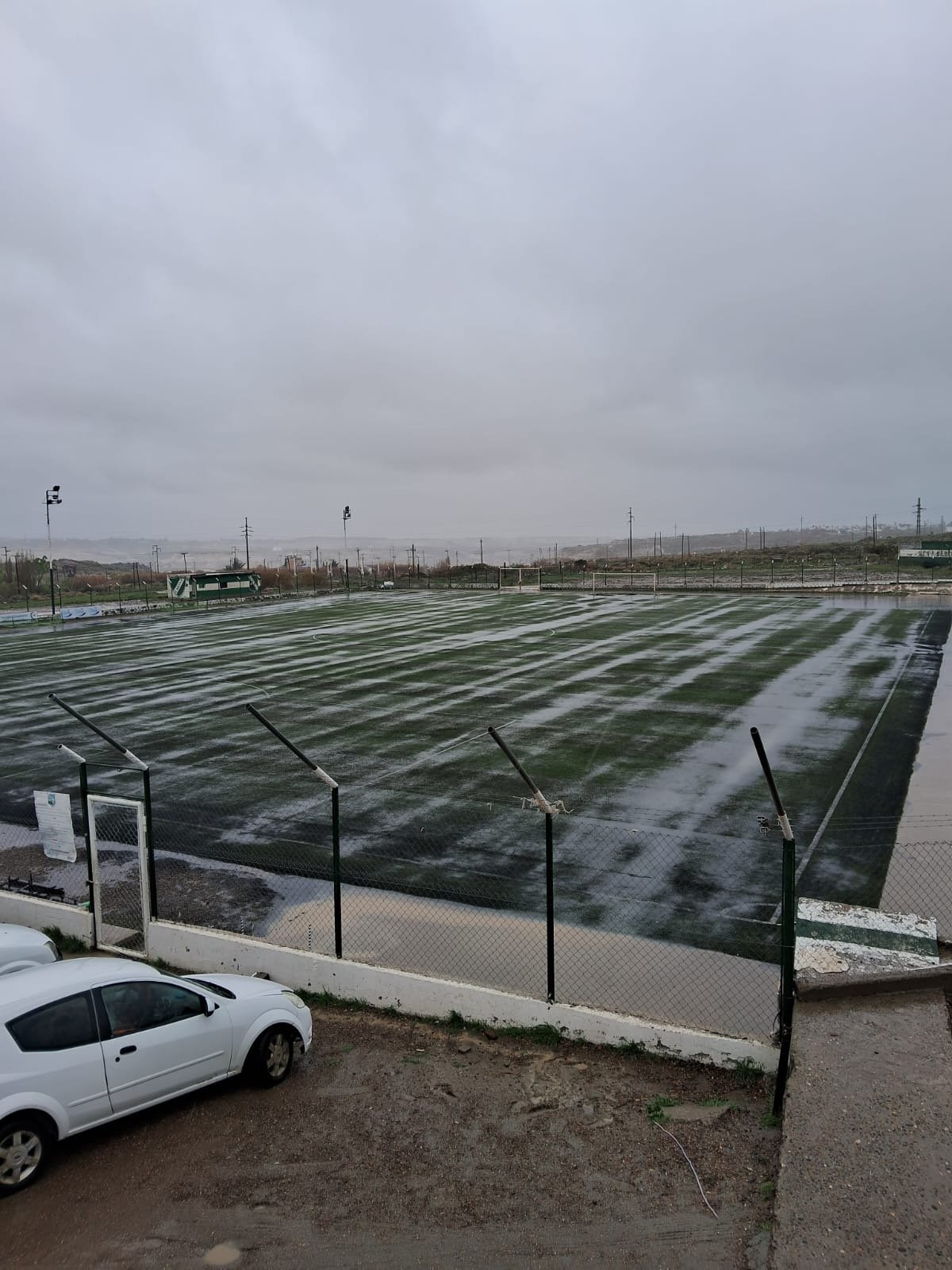 La lluvia obligó a suspender el partido entre CAI y Racing de Trelew por el Sub 15 femenino