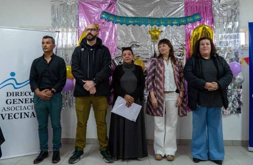 Comodoro celebró el 40° aniversario de la Asociación Vecinal de barrio Diadema Argentina