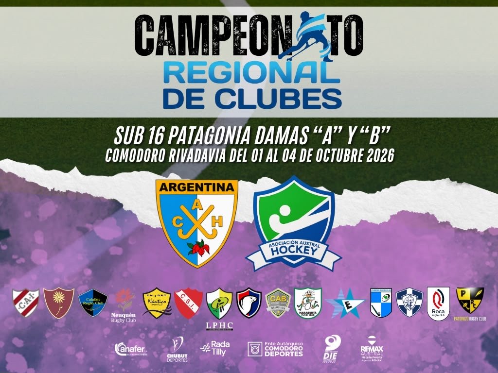 Comodoro será sede del campeonato regional de clubes A y B Sub16 Patagonia Damas