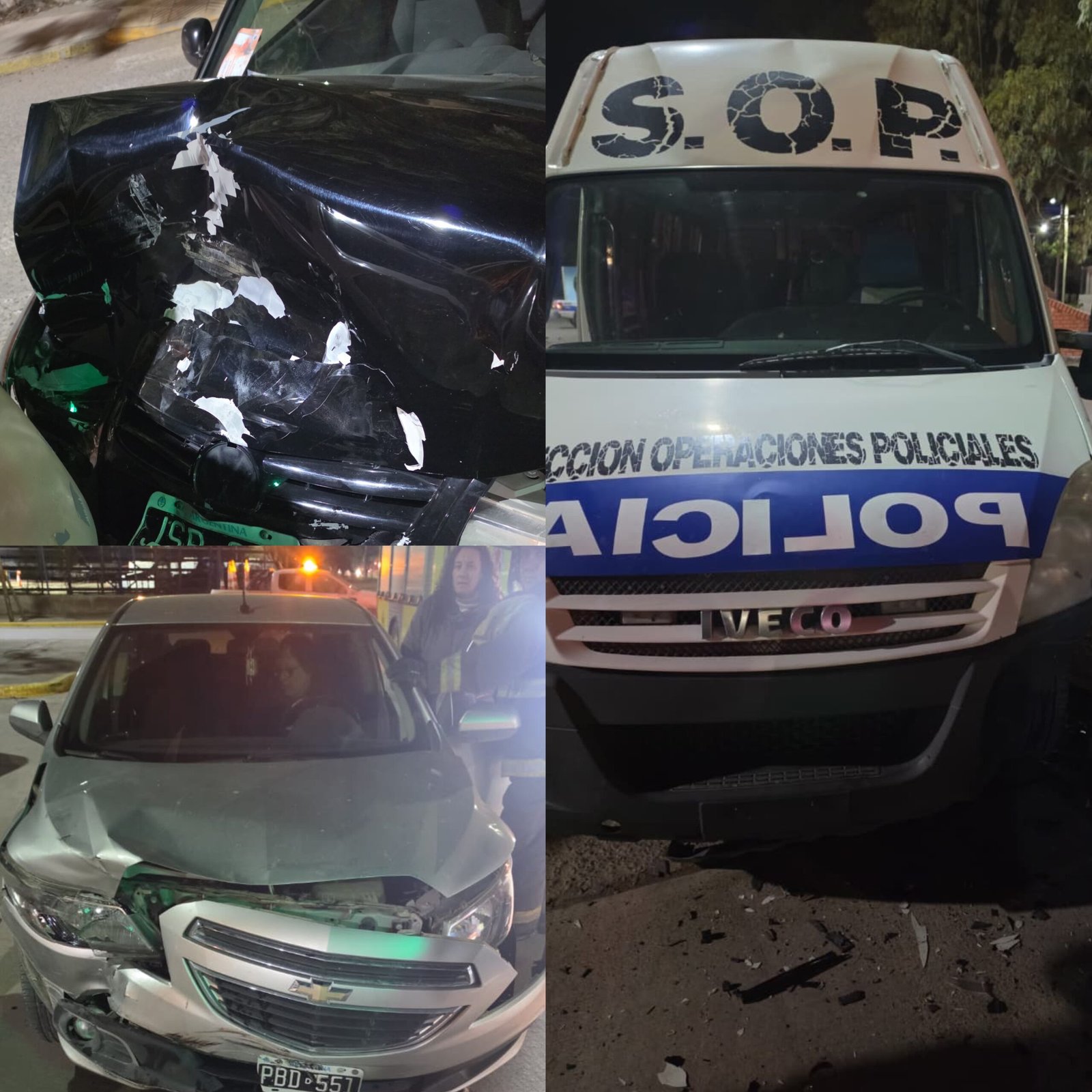 Accidente en Portugal y Ruta 3: Una persona fue derivada al Hospital Regional