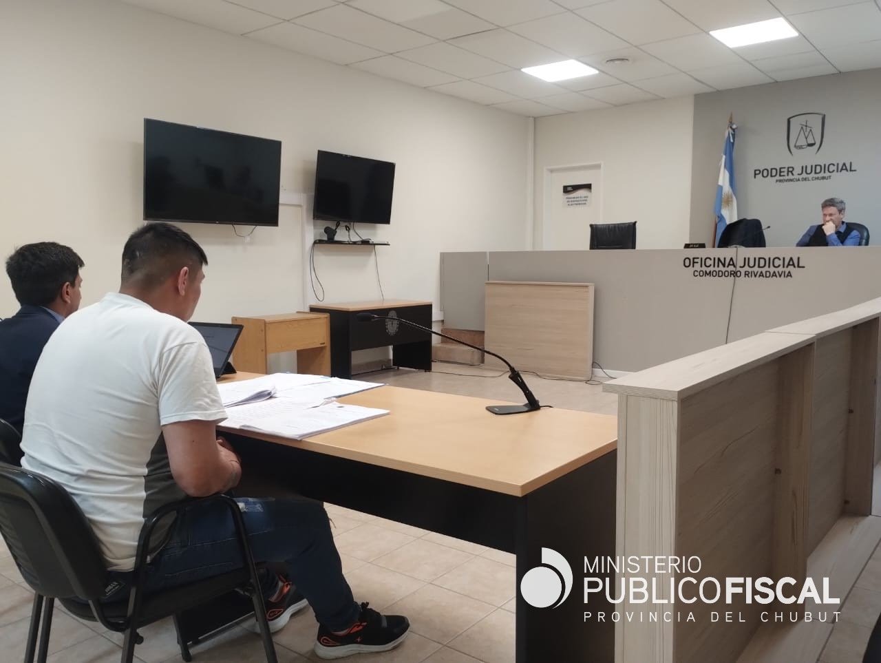Audiencia de preparación de juicio por el homicidio de Jorge David Nieves