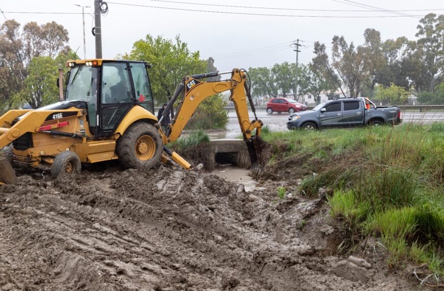El Municipio continúa con las intervenciones en los pluviales de la ciudad