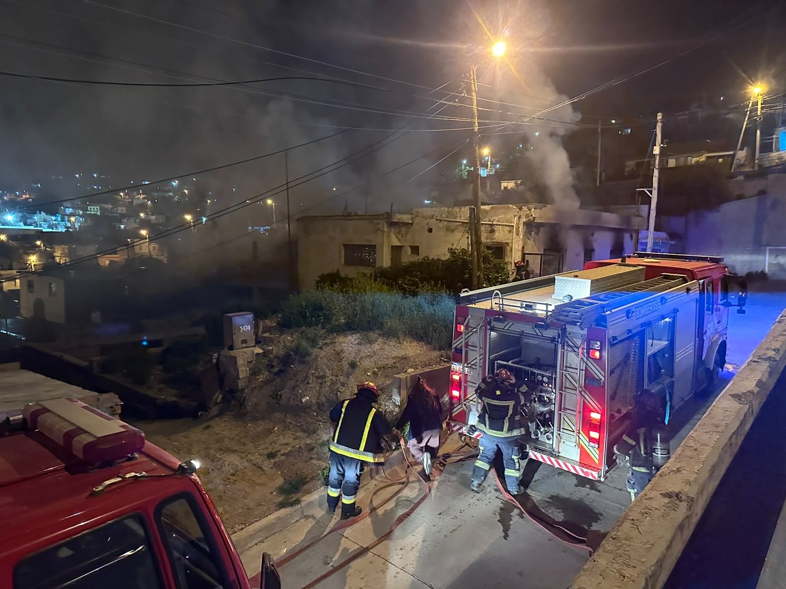 Se incendió una vivienda abandonada en barrio Pietrobelli