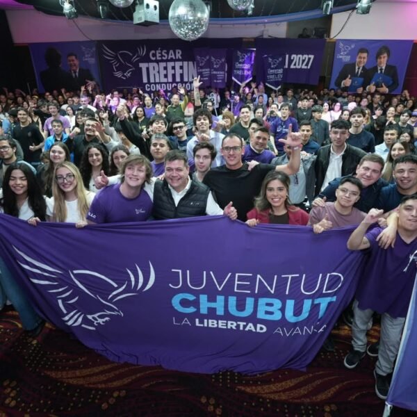 La Juventud de la Libertad Avanza en Chubut celebró un multitudinario congreso