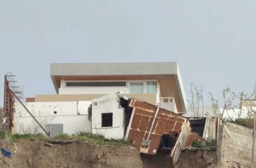 El Municipio evaluará con geólogos el riesgo de desprendimientos de la vivienda de calle Francia