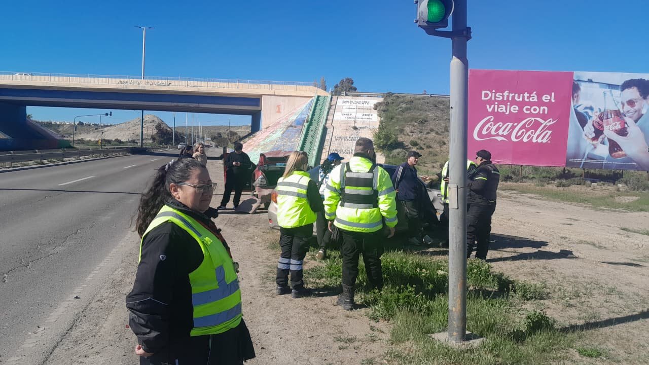 Choque entre dos vehículos sobre Ruta 3: no hubo heridos ni infracciones