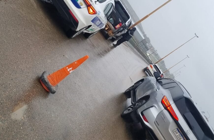 Una camioneta averiada provocó demoras en la rotonda&hellip;